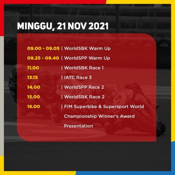 Race WSBK Ditunda, Penonton Bisa Pakai Tiket Sebelumnya
