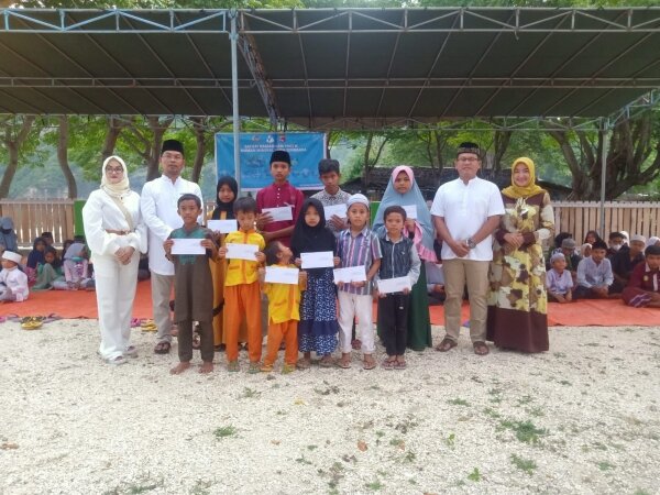 Kodim 1628/SB Bersama PT AMNT Berbagi Dengan Anak Panti Asuhan Albalad