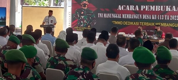 Bupati Lotim Resmi Buka TMMD Ke 113 Kodim 1615/Lotim