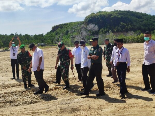 Usai TMMD Dibuka, Forkopimda Lotim Tinjau Lokasi di Ekas Buana