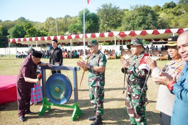 TMMD Ke 116 Kodim 1607/Sumbawa Di Desa Rhee Resmi Dimulai
